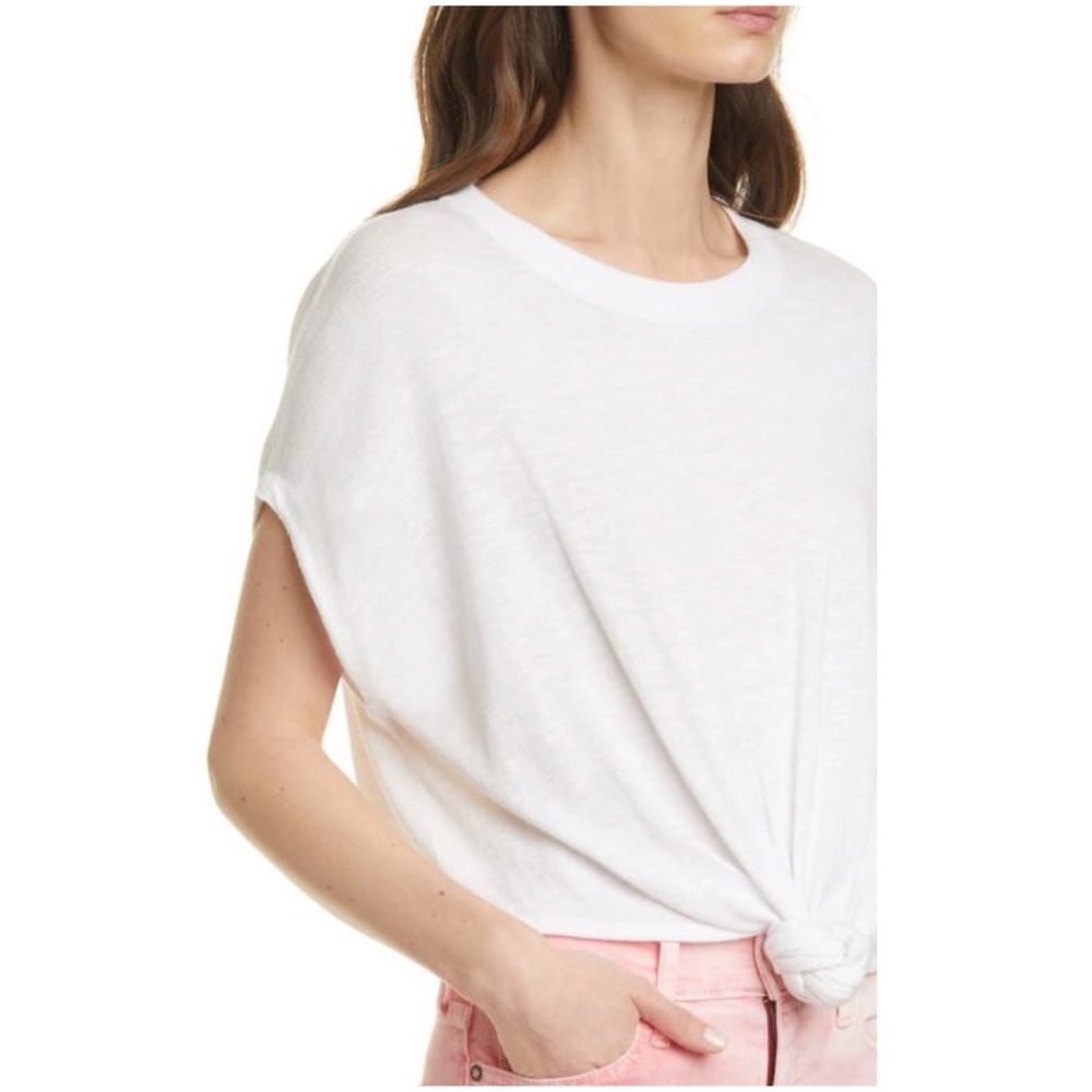 Alice & Olivia ‼️SALE ‼️ Cammy Tie Front Knit Top –– NWT